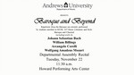 Assembly Recital Fall by Andrews University