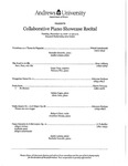 Collaborative Piano Recital by Andrews University