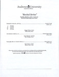 Recital Series 03.03.2020 by Andrews University
