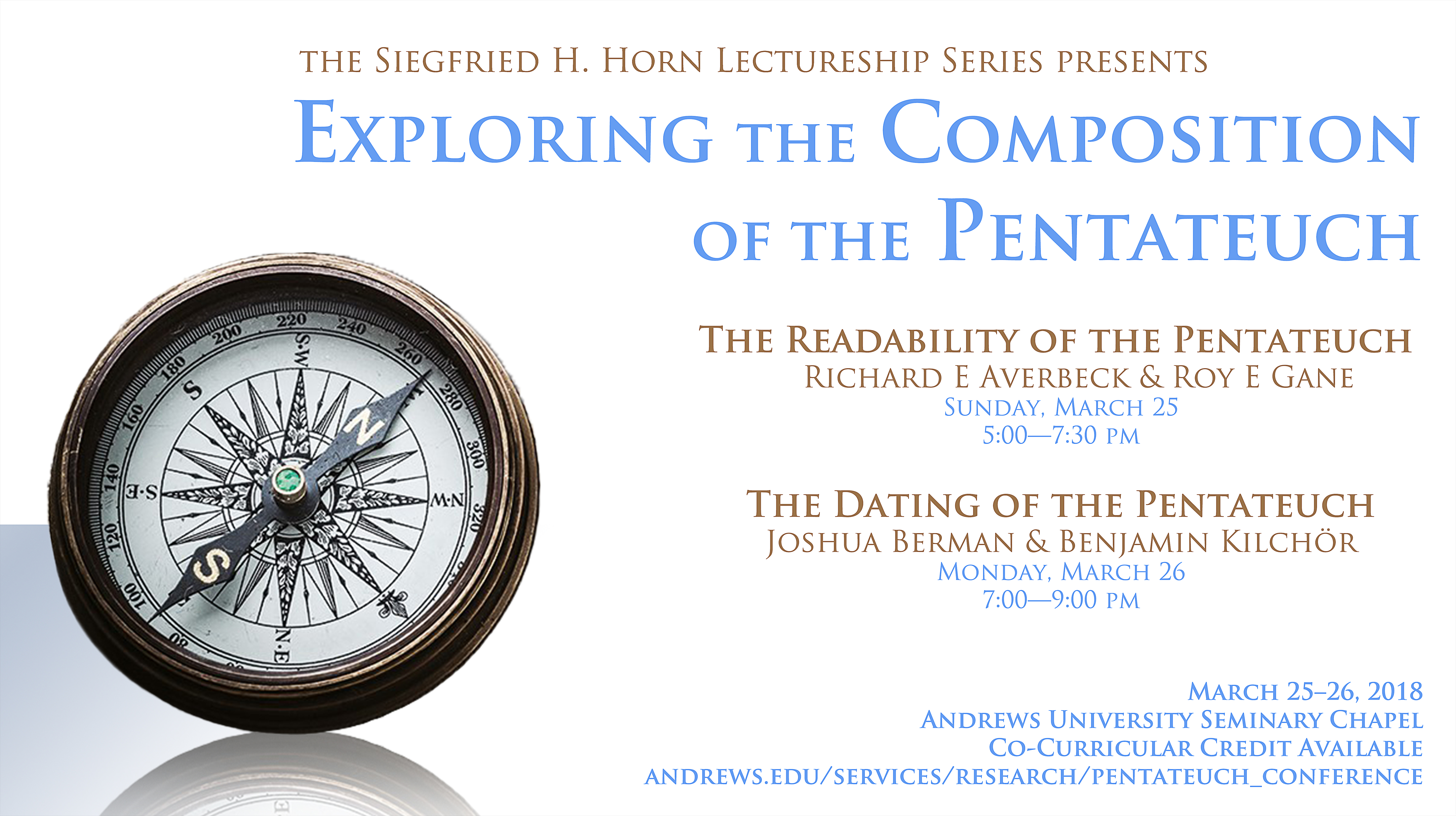 Exploring the Composition of the Pentateuch Conference