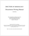 Doctor of Missiology: Dissertation Writing Manual by Linda Bauer
