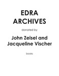 EDRA Archives donated by John Zeisel and Jacqueline Vischer