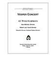 Vesper Concert - AU Wind Symphony