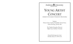 Young Artist Concert by Department of Music