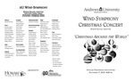 AU Wind Symphony Christmas Concert by Department of Music
