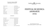 Festival de Musica Adorarte by Department of Music