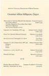 Dr. Geanina Salagean Organ Concert