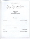Andrews University Symphony Orchestra Fall Concert by Andrews University