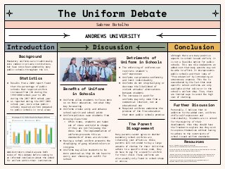 The Uniform Debate