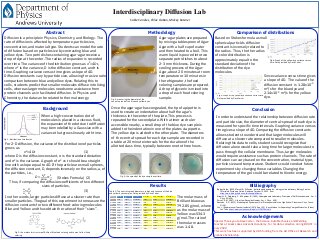Interdisciplinary Diffusion lab