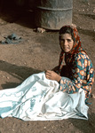 Woman with Blanket by institute of Archaeology, Andrews University