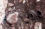 digging place of lamps by Institute of Archaeology, Andrews University