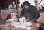 the black dress woman by Institute of Archaeology, Andrews University