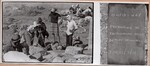 Preparing to Photograph Rock before Removal by Andrews University, Institute of Archaeology