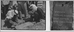 WORKMEN CLEANING SEDIMENT " FROM GUTTER WITH SMALL PICKS by Institute of Archaeology, Andrews University