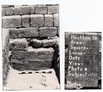 Walls and fnd Trench by Andrews University, Institute of Archaeology.