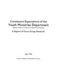 Constituent Expectations of the Youth Ministries Department by Unknown