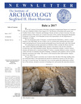 The Institute of Archaeology & Siegfried H. Horn Museum Newsletter Volume 39.1 by Kent V. Bramlett, Monique Vincent, and Friedbert Ninow
