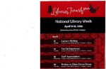 Libraries Transform: National Library Week; April 11-15, 2016 [Poster] by James White Library