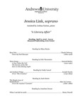 "A literary Affair" Senior Voice Recital Jessica Link 2016 by Department of Music