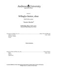 Willaglys Senior - Oboe Junior Recital by Department of Music