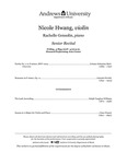 Nicole Hwang - Senior Violin Recital by Department of Music