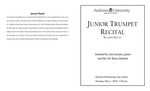 Ricardo Reyna - Junior Trumpet Recital by Department of Music