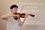 Daley Lin Junior Violin Recital by Andrews University