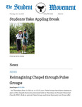 The Student Movement Volume 105 Issue 3: Students Take Appling Break