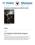 The Student Movement Volume 105 Issue 4: Students Destress in AUSA's Nest
