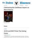 The Student Movement Volume 105 Issue 9: Celebrating the Caribbean Impact on Black History