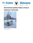 The Student Movement Volume 106 Issue 12: Snowstorm Landon Takes a Seat at Andrews University